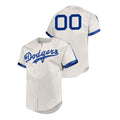 Custom Gray Throwback LAD Baseball Shirt Top