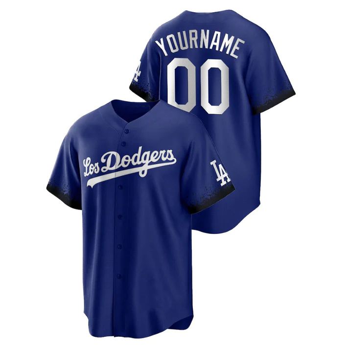 Custom 2021 City Connect LAD Baseball Shirt Top