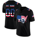 Custom Black LAR Football Shirt Top