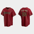 Custom Red Baseball Shirt Top
