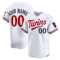 Custom White MIN Baseball Shirt Top