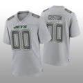 Custom Gray NYJ Football Shirt Top