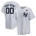 Custom White 2024 NYY Baseball Shirt Top