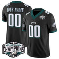 Custom Black 2024 PHI Football Shirt Top