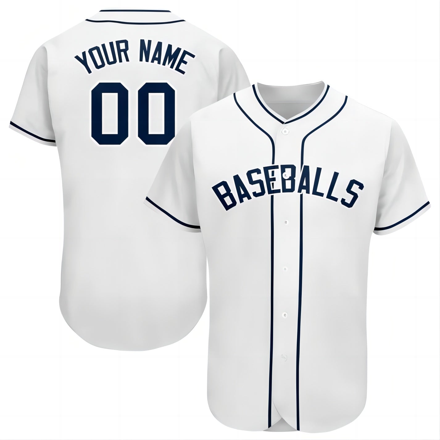 Custom SD Baseball Shirt Top