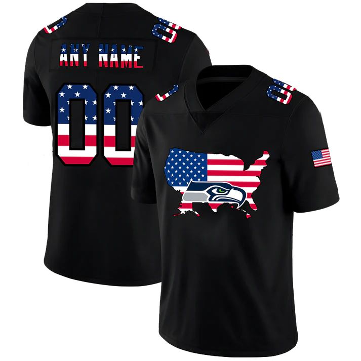 Custom Black SEA Football Shirt Top