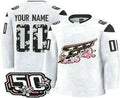 Custom White WSH Hockey Shirt Top