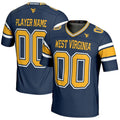 Custom Navy Football Shirt Top