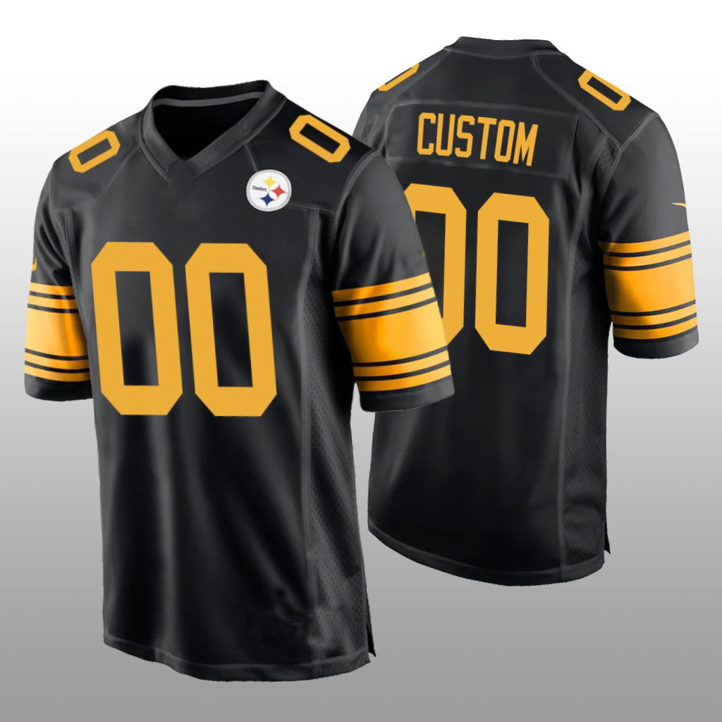 Custom Black PIT Football Shirt Top