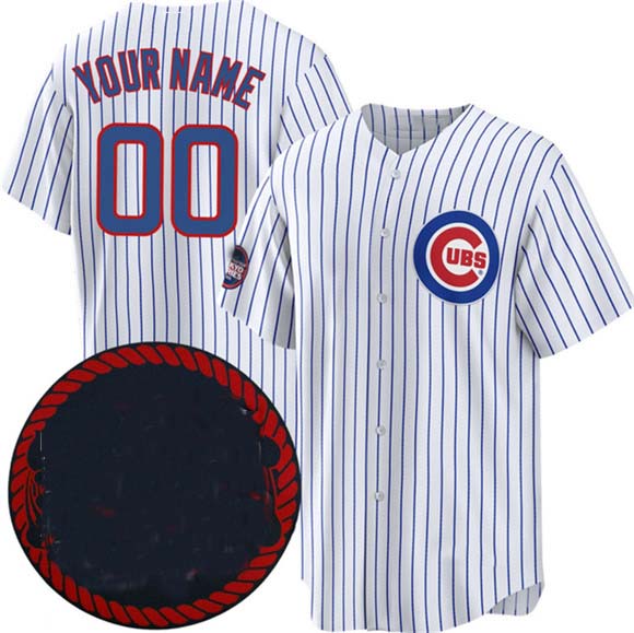 Custom White 2025 CHC Baseball Shirt Top
