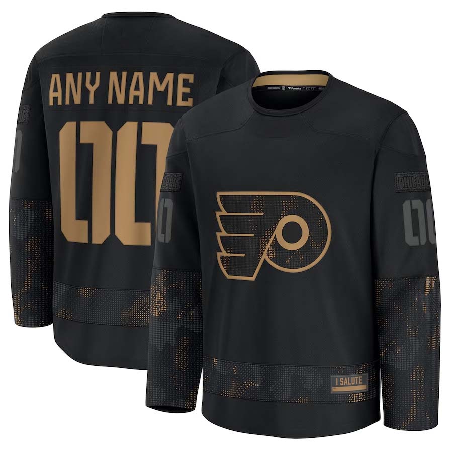 Custom Black 2024 PHI Hockey Shirt Top