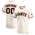 Custom Cream SF Baseball Shirt Top