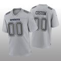 Custom Gray DAL Football Shirt Top