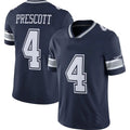 Custom #4 Navy DAL Football Shirt Top