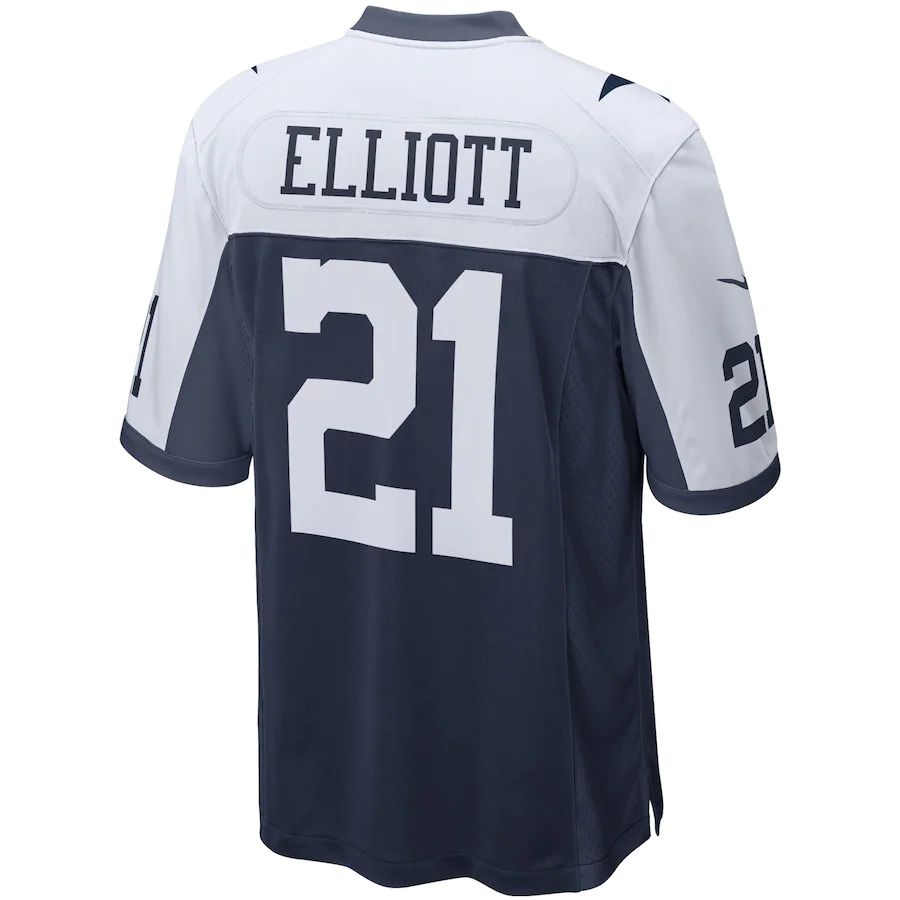 Custom #21 Navy DAL Football Shirt Top