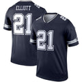 Custom #21 Navy DAL Football Shirt Top