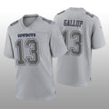 Custom #13 Gray DAL Football Shirt Top