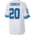 Custom #20 White DET Football Shirt Top