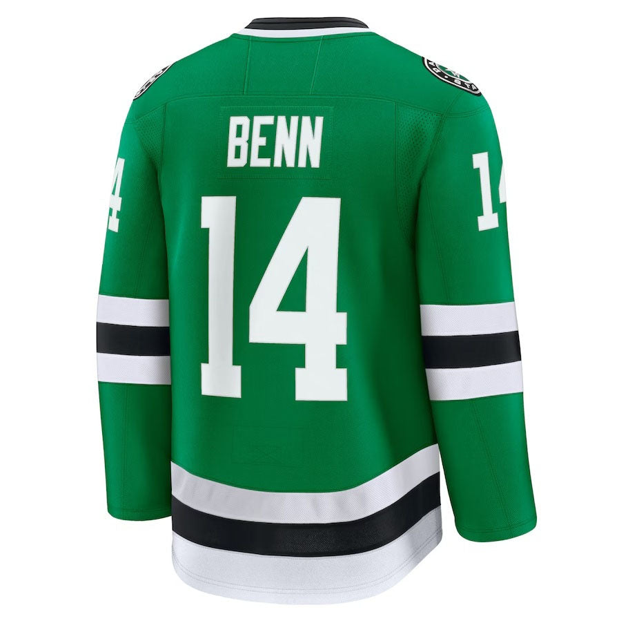 Custom #14 Green DAL Hockey Shirt Top