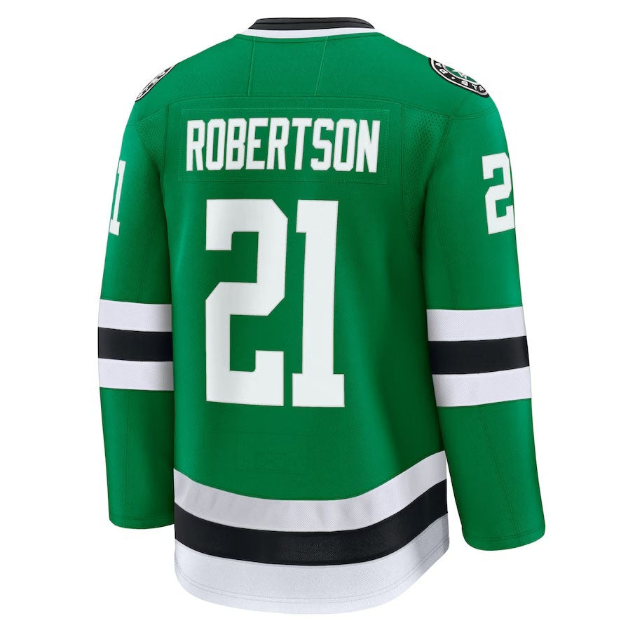 Custom #21 Green DAL Hockey Shirt Top