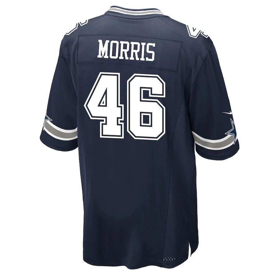 Custom #46 Navy DAL Football Shirt Top