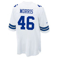 Custom #46 White DAL Football Shirt Top
