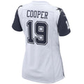 Custom #19 White DAL Football Shirt Top