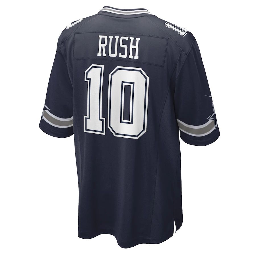 Custom #10 Navy DAL Football Shirt Top