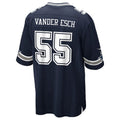 Custom #55 Navy DAL Football Shirt Top