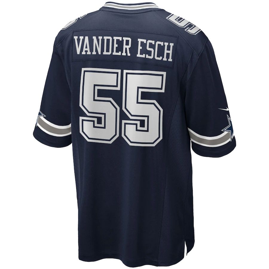 Custom #55 Navy DAL Football Shirt Top