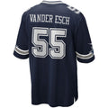 Custom #55 Navy DAL Football Shirt Top