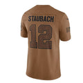 Custom #12 Brown 2023 DAL Football Shirt Top