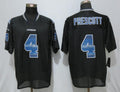 Custom #4 Black DAL Football Shirt Top