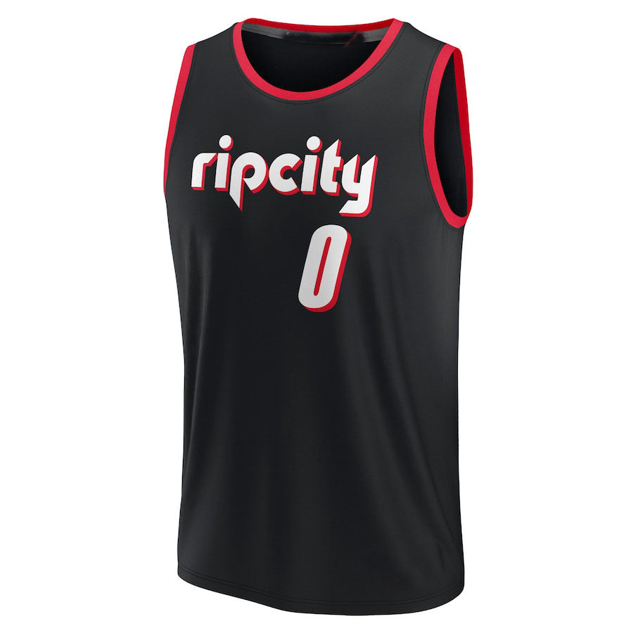 Custom #0 Black 2021 POR Basketball Shirt Top