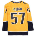 Custom #57 Gold NSH Hockey Shirt Top