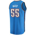Custom #55 Blue 2021 OKC Basketball Shirt Top