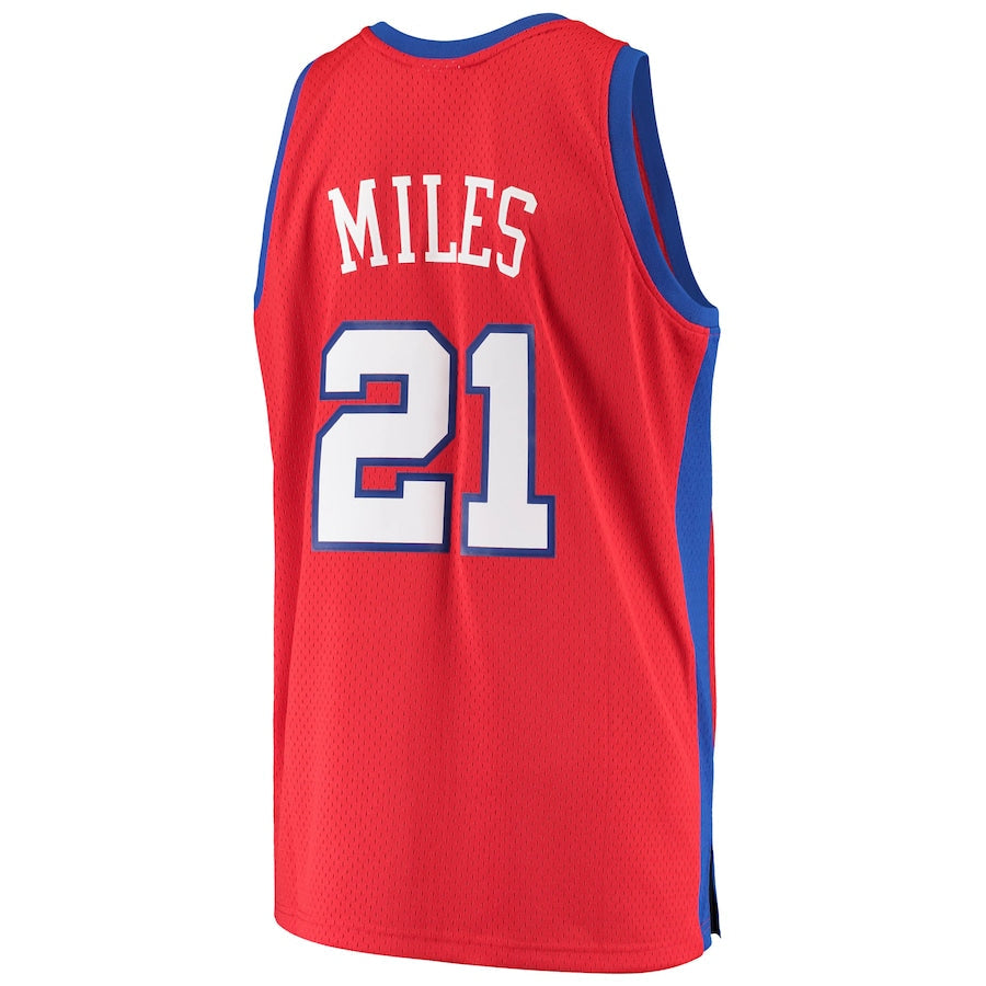 Custom #21 Red 2000 LAC Basketball Shirt Top