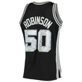Custom #50 Black 1996 SAS Basketball Shirt Top