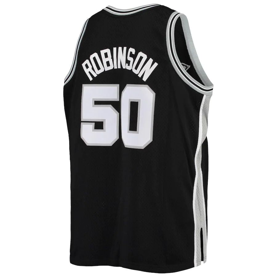 Custom #50 Black SAS Basketball Shirt Top
