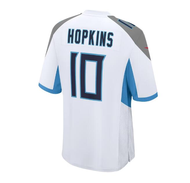 Custom #10 White TEN Football Shirt Top