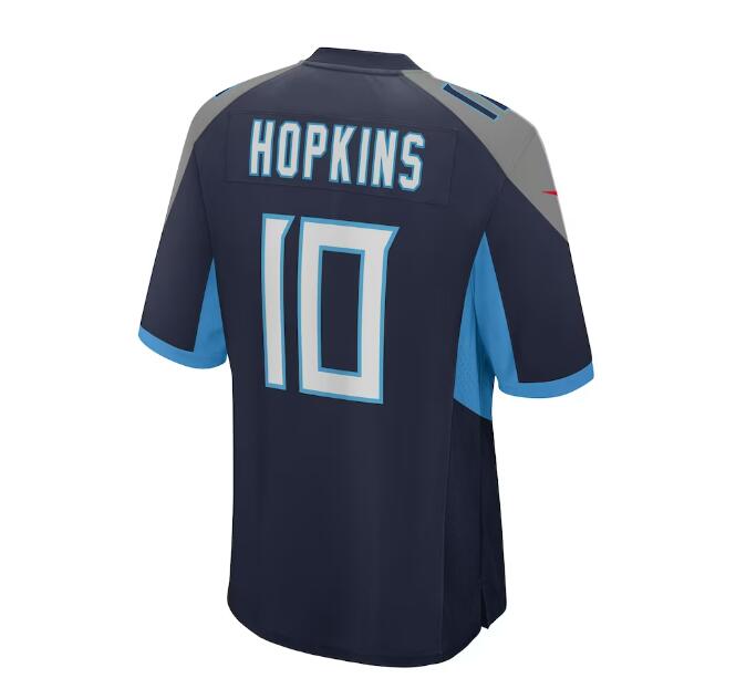 Custom #10 Light Blue Throwback TEN Football Shirt Top
