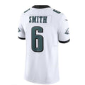 Custom #6 White PHI Football Shirt Top