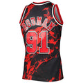 Custom #91 Black 1995 CHI Basketball Shirt Top