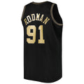 Custom #91 Black 1997 CHI Basketball Shirt Top