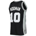 Custom #10 Black 1993 SAS Basketball Shirt Top