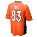 Custom #83 Orange DEN Football Shirt Top