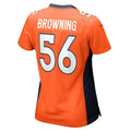 Custom #56 Orange DEN Football Shirt Top