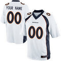 Custom White 2013 DEN Football Shirt Top