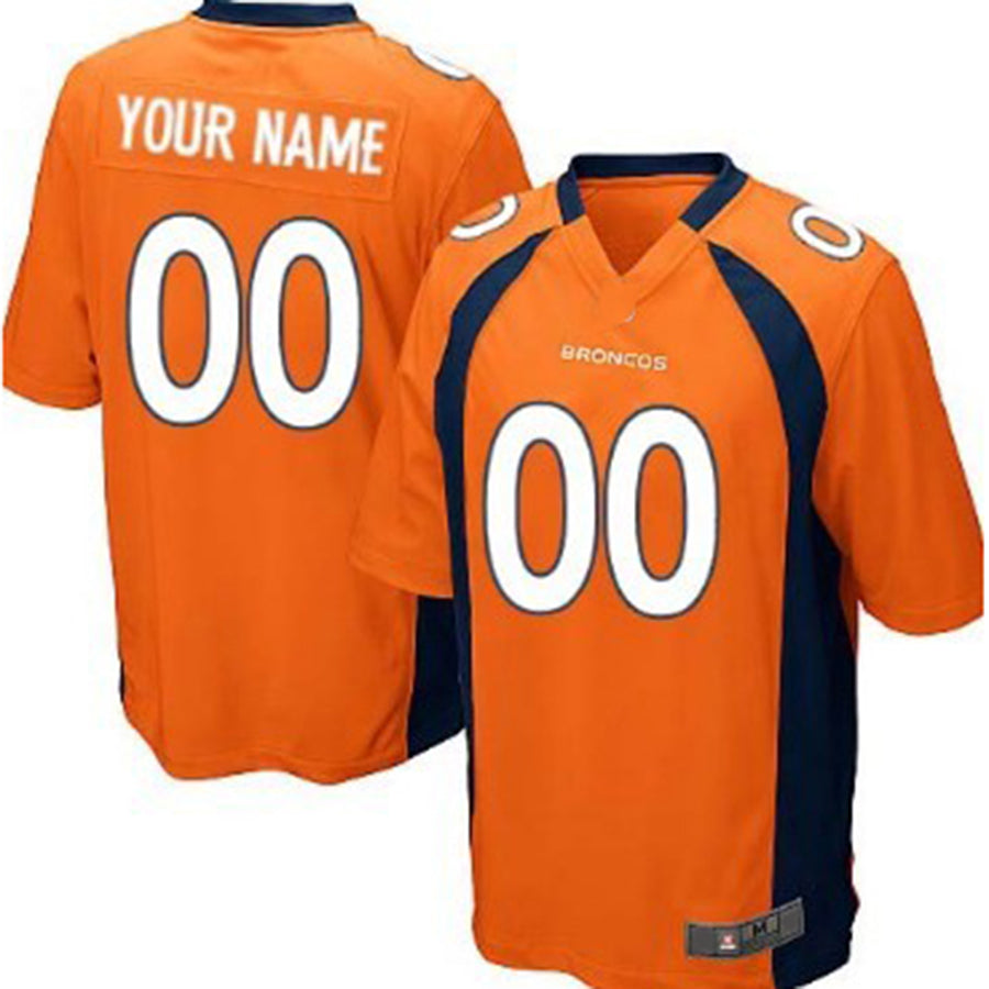 Custom Orange DEN Football Shirt Top
