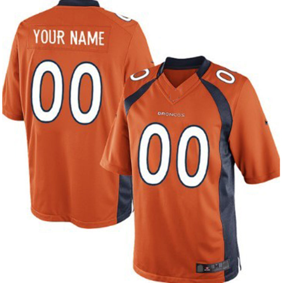 Custom Orange DEN Football Shirt Top